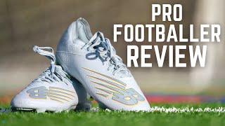 GOOD BUT New Balance Furon V6 Pro Wide Leather  Pro Footballer Soccer Cleat Review  On Feet [upl. by Bove275]