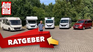 Wohnmobile 2022  Welches Camper ist das richtige für mich  Ratgeber mit Alexander Failing [upl. by Aimar]