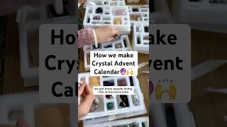 This is how we make crystal advent calendars🔮🙌 adventcalendar crystaladventcalendar [upl. by Sybley499]