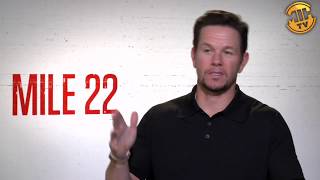 MILE 22 Mark Wahlberg talks about training for the movie and the intensity of the film [upl. by Anivol]