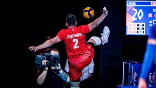 The King of Libero Jenia Grebennikov  VNL 2021 [upl. by Ennayar]