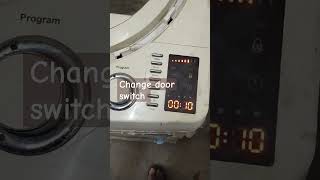 shorts U5 Er Bosch washing machine top door error code solved [upl. by Studnia]