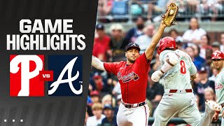 Phillies vs Braves Game Highlights 7524  MLB Highlights [upl. by Olli]