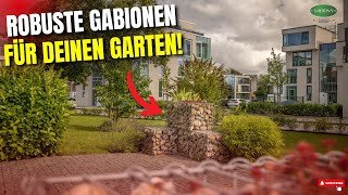 Gabionenmöbel Gabionen als Beeteinfassung für Ihren Garten [upl. by Alphonsa]