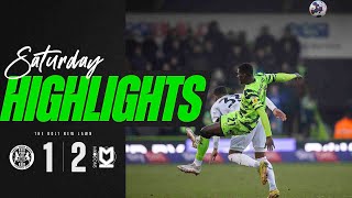 Highlights  Forest Green 12 MK Dons [upl. by Alleahcim]