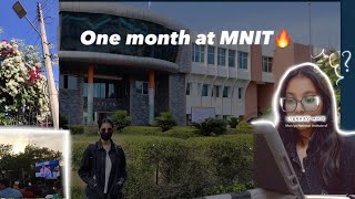 A month at MNIT  vlog  chapter 1 [upl. by Farny]