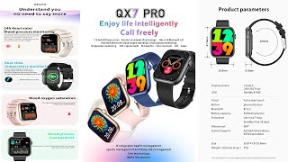 Qx7 Pro Smart watch  20 HD Square Screen  Smart Tech Accessories  Unboxing  Tech [upl. by Nnylyma158]