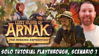 Into the Jungle — Lost Ruins of Arnak The Missing Expedition Solo Playthrough [upl. by Socrates650]