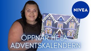 ÖPPNAR NIVEA ADVENTSKALENDER 2024 [upl. by Seem]