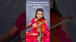 AIGIRI NANDINI easy violin tutorial uploaded mahishasuramardhini stotram [upl. by Ahsiket]