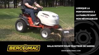 Balai Rotatif pour tracteur de jardin [upl. by Silloc]