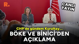 CHPde gündem kurultay CHP Genel Sekreteri ve Genel Başkan Yardımcısından açıklama CANLI [upl. by Eiboj926]