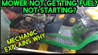 Mower not getting fuel Fuel pump and fuel shut off solenoid test [upl. by Pleione]