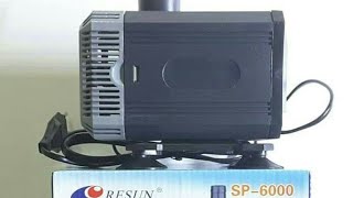 REVIEW RESUN SP6000 WATER PUMP 40 WATT [upl. by Akemad]