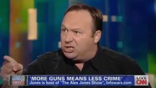 Radio Host Alex Jones Host Flips Out on Piers Morgan [upl. by Attenad]