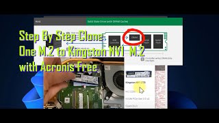 Step By Step Kingston NV1 M2 SSD Drive Clone Acronis Free  Benchmark [upl. by Yregram]