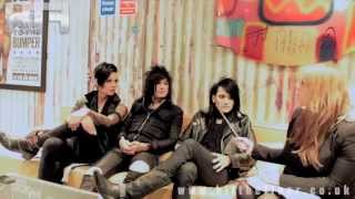 Black Veil Brides NEW Interview November 2012  Hit The Floor Magazine [upl. by Llenoil85]