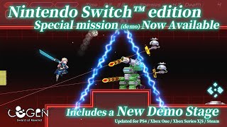 Official COGEN Sword of Rewind  Nintendo Switch DEMO Released amp Update [upl. by Coates]