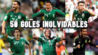 50 Goles Inolvidables de Selección Mexicana [upl. by Annitsirhc]