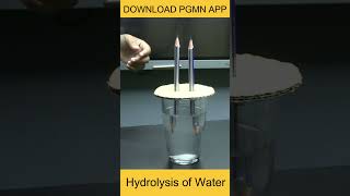 Hydrolysis of Water  Physics  PGMN  Mukesh Sir [upl. by Nylorak657]