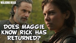 The Walking Dead Maggies Reaction To Ricks Return amp Dead Sector CRM Connection QampA [upl. by Adliwa320]