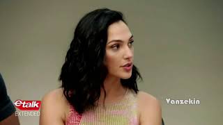 Gal Gadot  Interview to the Justice League [upl. by Ahsinrat473]