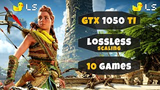 GTX 1050 Ti  Lossless Scaling  10 Games Tested [upl. by Colbert]