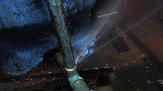 water leak on copper pipe in celler area [upl. by Roz]