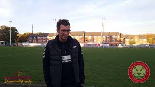 261024 Harrogate Railway Athletic 03 Horbury Town FC postmatch interview [upl. by Admana]