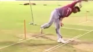 Sandeep lamichhane bowling action in slow motion [upl. by Farmelo]