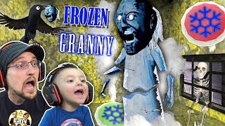 GRANNY gets FROZEN Oh Snap Freeze Trap FGTEEV Feeds Crow Grannys Head [upl. by Aseela]