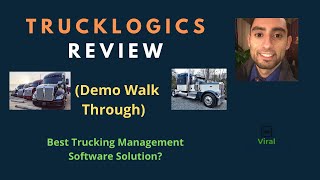 TruckLogics Review Demo Walkthrough  Best Trucking Management Software Solution [upl. by Willett]