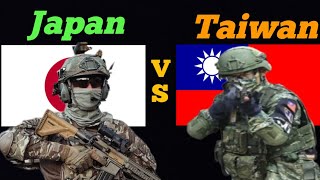 Japan vs Taiwan Military power comparison 2024 [upl. by Marne425]