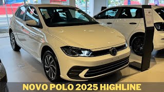 REVIEW NOVO POLO 2025 HIGHLINE  O QUE MUDA [upl. by Kcirddahc]