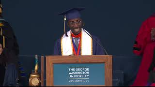 2024 GW Commencement Student Speaker Yahya Aliyu [upl. by Atikal]