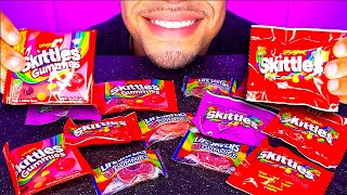 SKITTLES CANDY GUMMIES ORIGINALS LIFESAVERS SWEETS CHEWING EATING SOUNDS NO TALKING ASMR [upl. by Elset956]