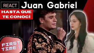 FIRST TIME Reacting to Juan Gabriel  Hasta Que Te Conocí [upl. by Sidwell]