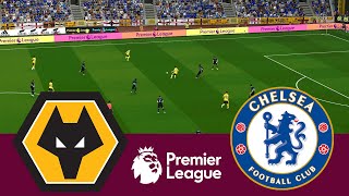 Wolves 2 vs 1 Chelsea  Video Game Simulation pes 2021 [upl. by Rinum]