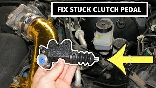 INFINITI G35  Nissan 350z  Fix Clutch Pedal  Bleed Install Slave Cylinder [upl. by Attlee]