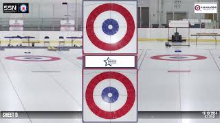 Curling Stadium  Kalamazoo  Sheet D 111024 [upl. by Ecnedac]