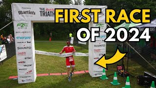 FIRST DUATHLON RACE OF 2024  RACE DAY VLOG [upl. by Riebling]