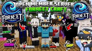 Open Member server Mcpe versi 12131 official di FORNEET CRAFT  Baru rilis Ada Pasar item lengkap [upl. by Graham]