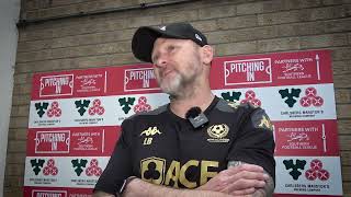 Lee Bircham speaks to Eagles TV after the 31 win against AFC Sudbury [upl. by Deanne]