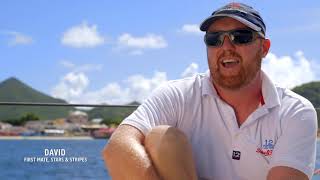 Sailing St Maarten on an Americas Cup Racing Boat  Holland America Line [upl. by Tani]