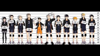 Haikyuu Height Comparison Season 4 [upl. by Annirtak]