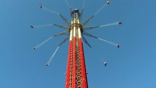 Texas Sky Screamer Rider Cam POV Six Flags Over Texas [upl. by Ammadas]