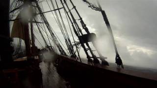 Rough seas on HMS Bounty [upl. by Atnom]