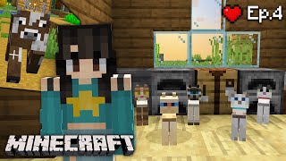 Cat Army  Cow Side Quest  Ep4  Minecraft Survival 1165 [upl. by Tala976]