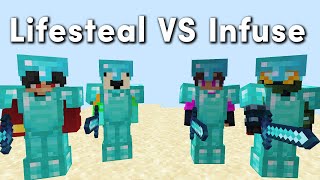 Lifesteal SMP VS Infuse SMP [upl. by Hatnamas]