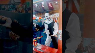 Sneak Peak Art the Clown Takes Center Stage at Spirit Halloween spirithalloweenanimatronics [upl. by Akieluz673]